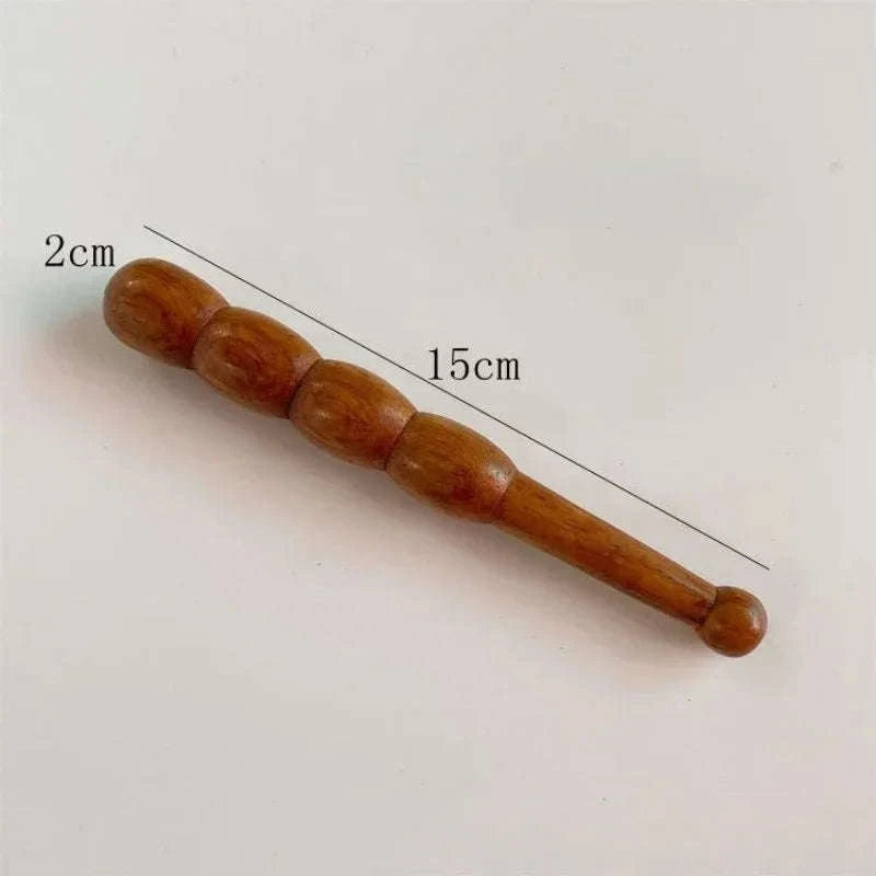 Wooden Acupuncture Massage Stick – Spa Fascia Acupoint Trigger Point Foot and Body Massage Tool for Health Care﻿ E