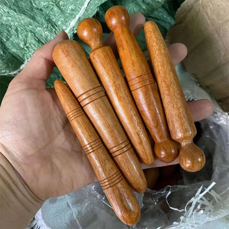 Wooden Acupuncture Massage Stick – Spa Muscle Stick for Fascia, Acupoint, Trigger Point, Foot and Body Massage﻿