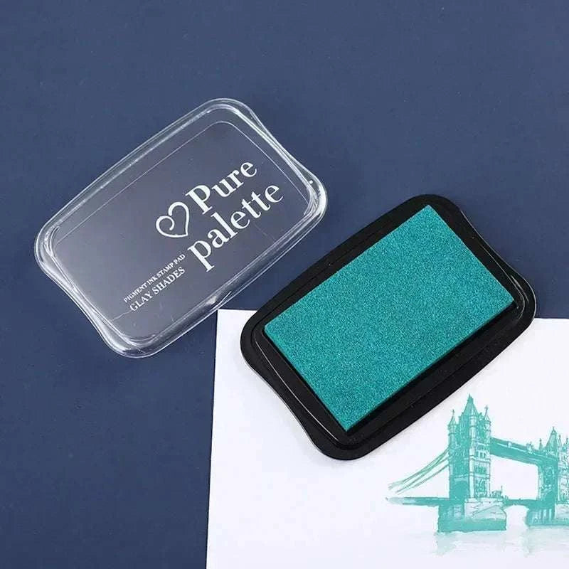 🔤 Wooden Alphabet Letter Stamps Set – Vintage Uppercase & Lowercase Rubber Stamps with DIY Self Ink Pad | Perfect for Diary, Album, Handmade Art & Craft