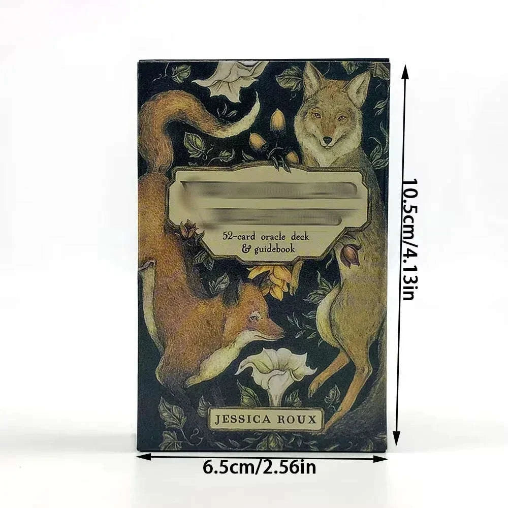 🌲Woodland Wardens Oracle Deck – 52-Card English Oracle Deck & Guidebook for Divination, Fate, and Social Tarot Games