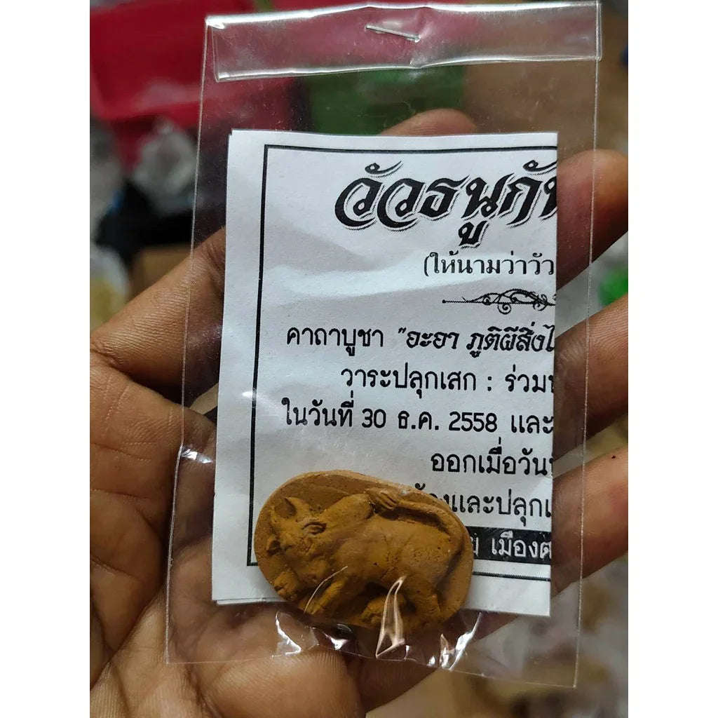 Wua Thanu Amulet - Kan Phai Pan Ajarn Nern Doi Trang 2019 Ultimate Protection and Fortune Amulet