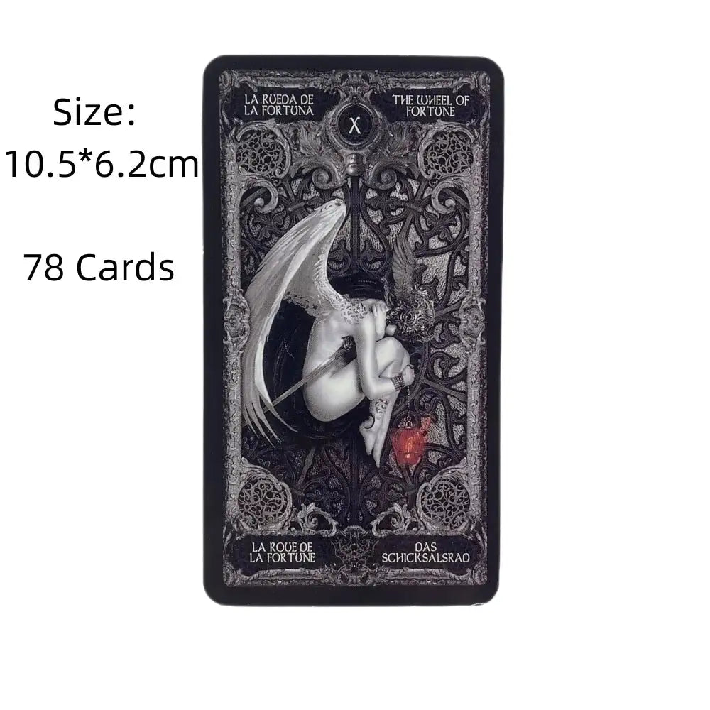 🚀 XIII Dark Tarot Deck – Gothic Artistic 78-Card Set for Mystical Divination and Engaging Family Entertainment
