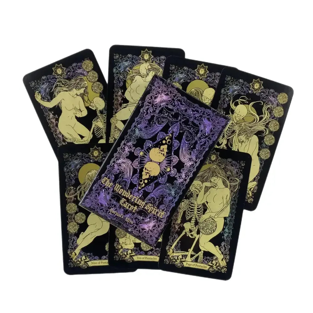 🖤 XIII Dark Tarot Divination Deck – English Version Oracle Board Game for Parties TT217