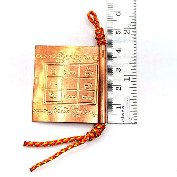 🍀Yan Neep Clip In Your Fortune – “Racha Chok” Raw Copper Clamp Yantra for Everyday Luck, Sales Flow & Prosperity Mindset