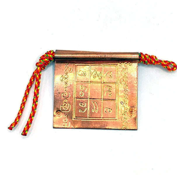 🍀Yan Neep Clip In Your Fortune – “Racha Chok” Raw Copper Clamp Yantra for Everyday Luck, Sales Flow & Prosperity Mindset
