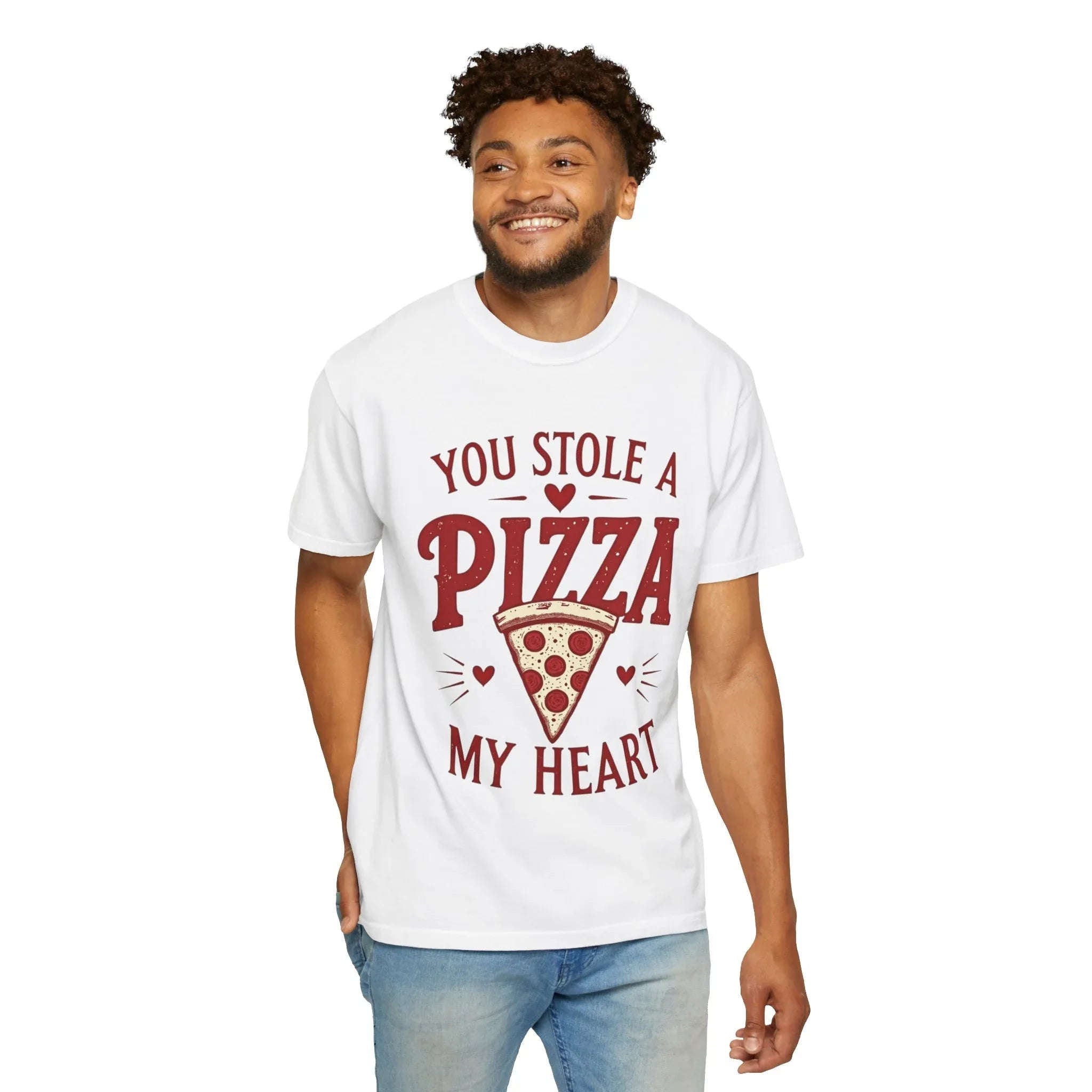 You Stole a Pizza My Heart Shirt, Funny Pizza Pun T-Shirt, Cute Foodie Valentine Tee, Pizza Lover Gift, Couples Date Night