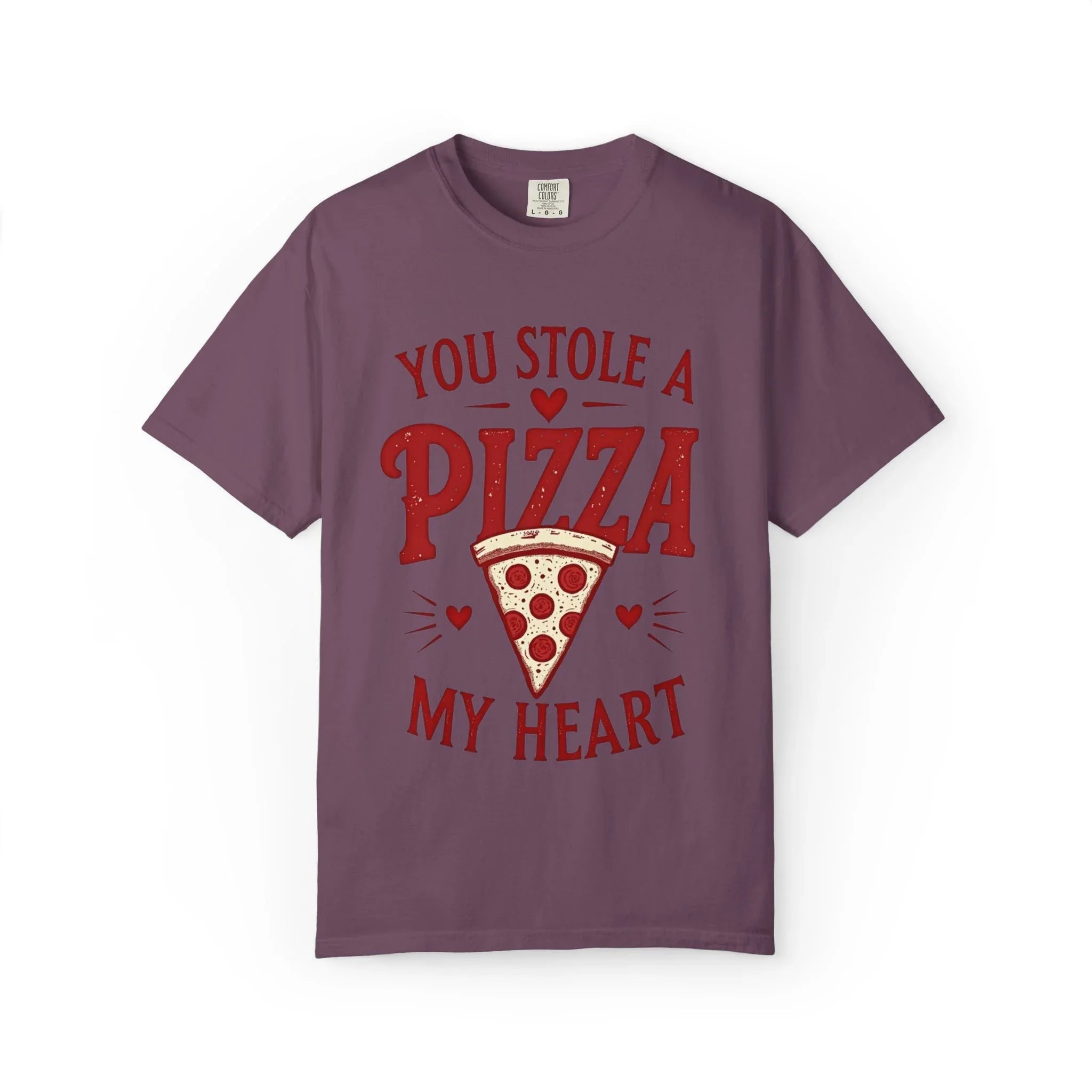 You Stole a Pizza My Heart Shirt, Funny Pizza Pun T-Shirt, Cute Foodie Valentine Tee, Pizza Lover Gift, Couples Date Night Berry M
