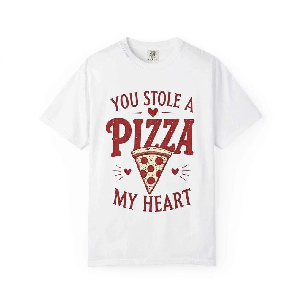 You Stole a Pizza My Heart Shirt, Funny Pizza Pun T-Shirt, Cute Foodie Valentine Tee, Pizza Lover Gift, Couples Date Night