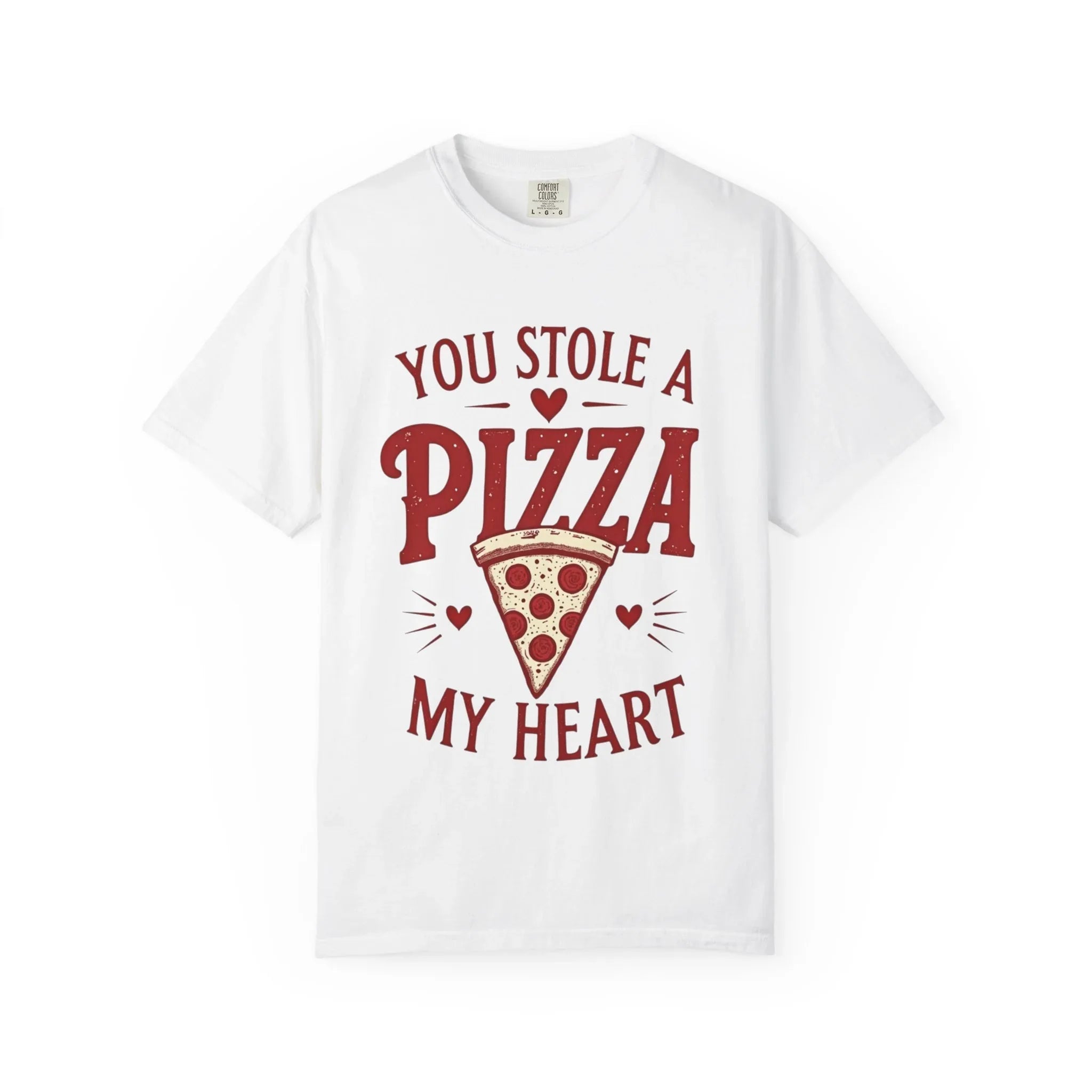 You Stole a Pizza My Heart Shirt, Funny Pizza Pun T-Shirt, Cute Foodie Valentine Tee, Pizza Lover Gift, Couples Date Night