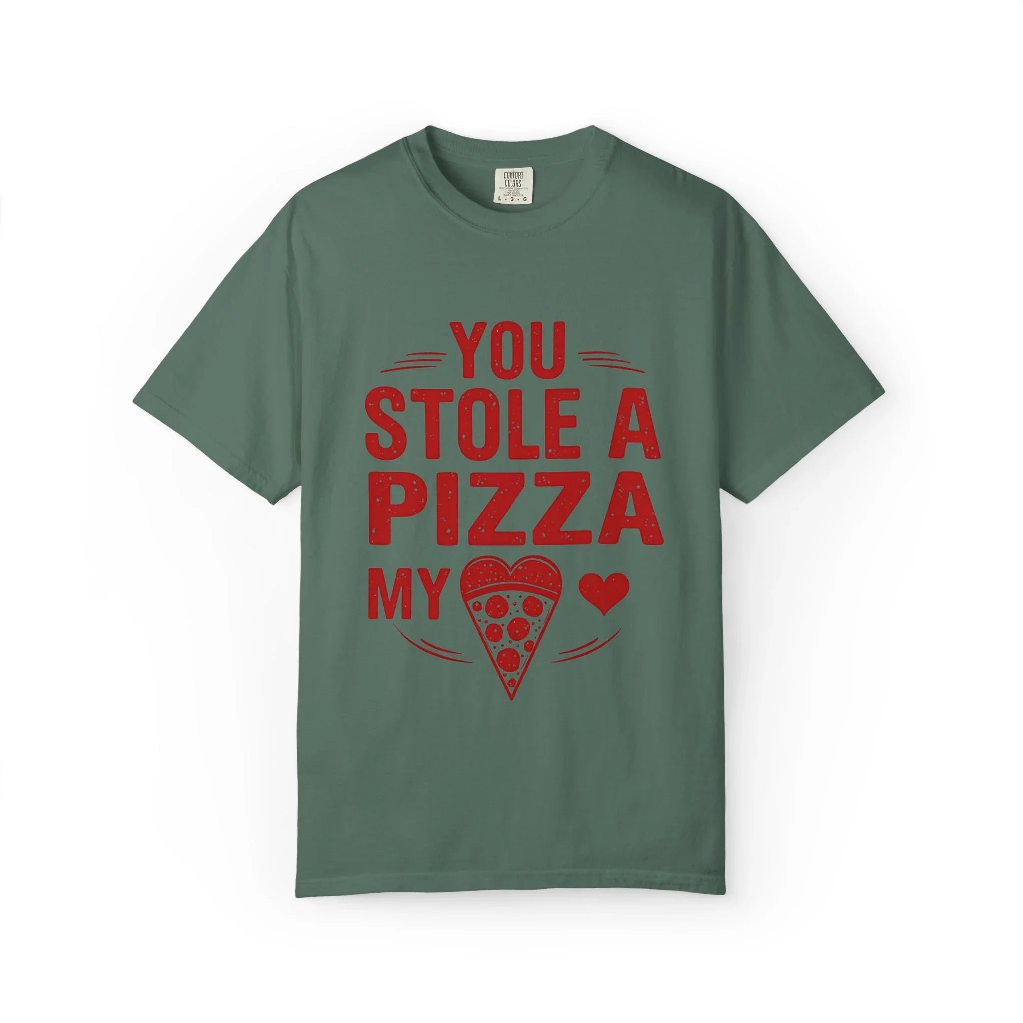 You Stole a Pizza My Heart Shirt, Funny Pizza Pun Tee, Cute Foodie Valentine T-Shirt, Pizza Lover Gift, Couples Date Night Blue Spruce