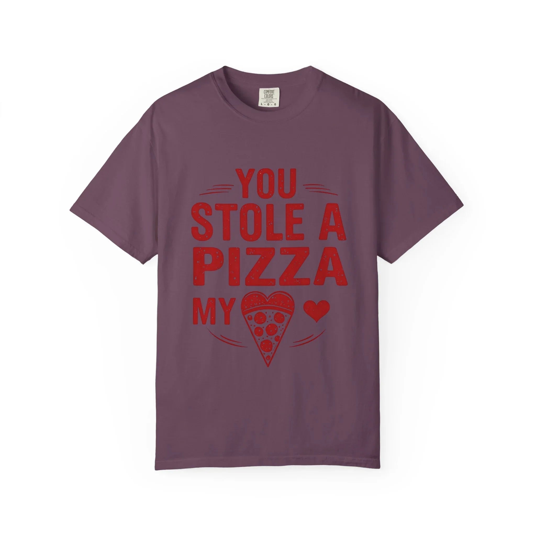 You Stole a Pizza My Heart Shirt, Funny Pizza Pun Tee, Cute Foodie Valentine T-Shirt, Pizza Lover Gift, Couples Date Night Berry M