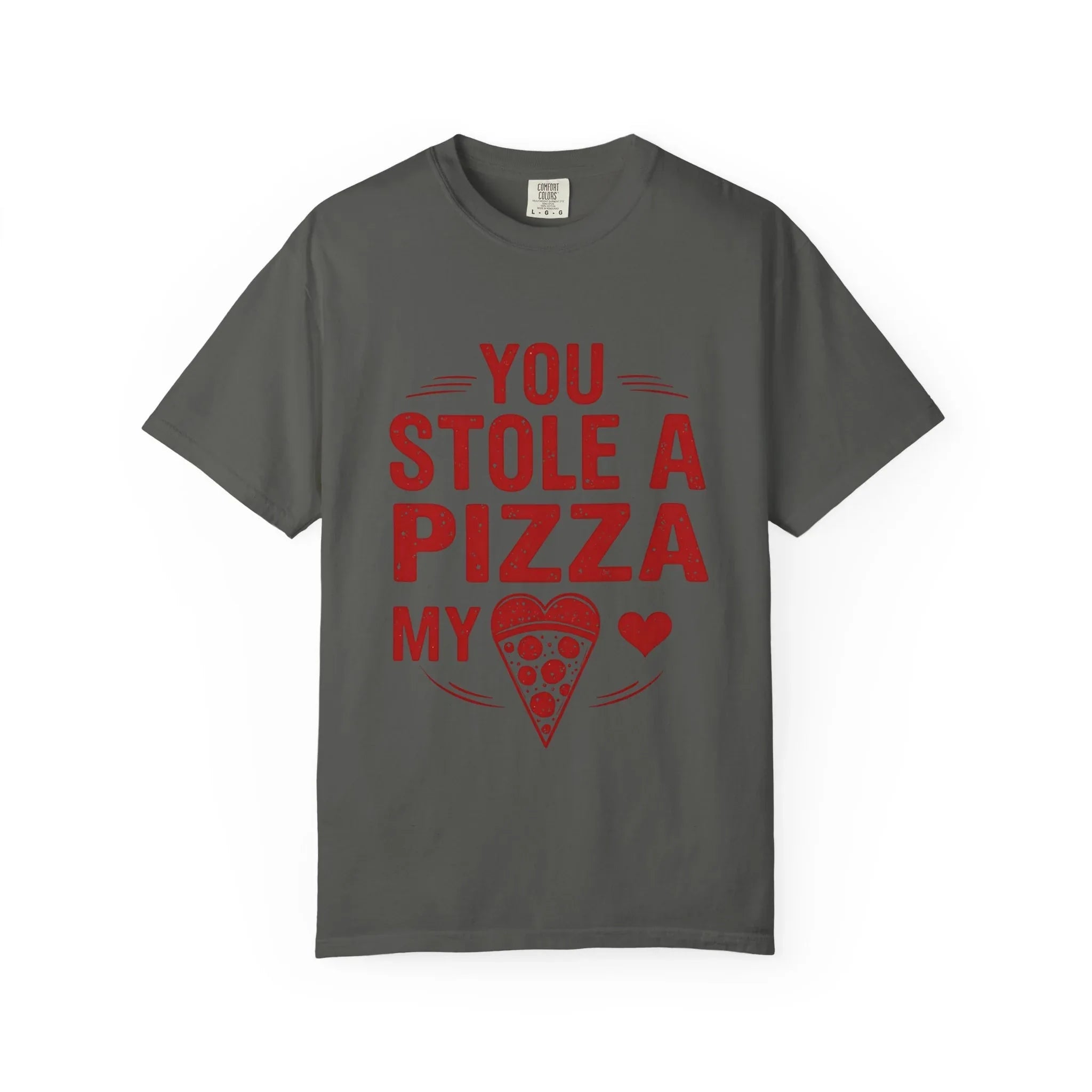 You Stole a Pizza My Heart Shirt, Funny Pizza Pun Tee, Cute Foodie Valentine T-Shirt, Pizza Lover Gift, Couples Date Night Pepper