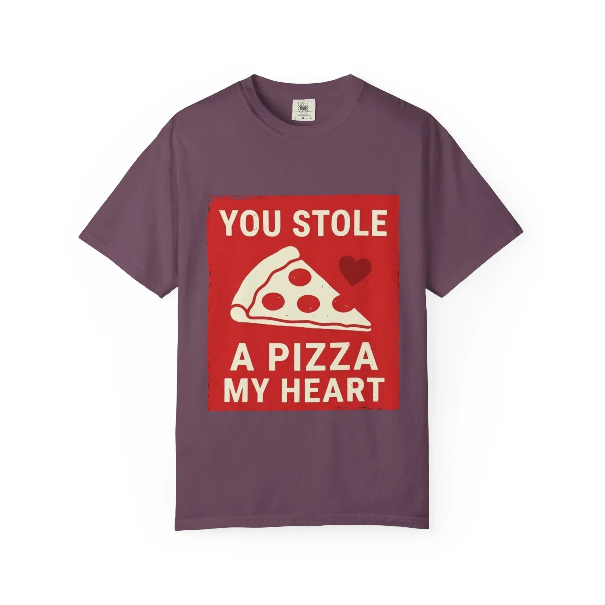 You Stole a Pizza My Heart Shirt, Funny Pizza Pun Tee, Cute Valentine Food T-Shirt, Pizza Lover Gift, Couples Date Night Berry M