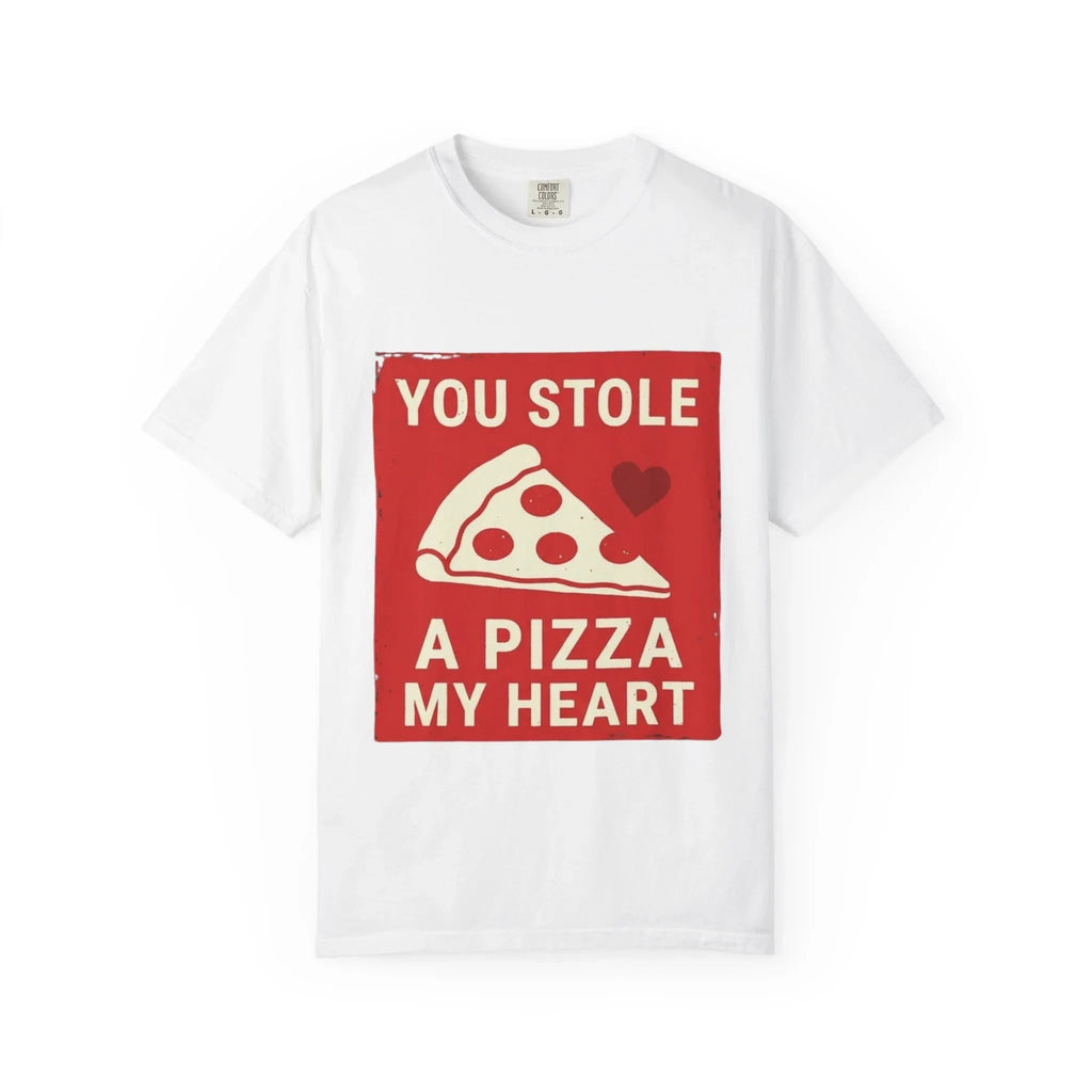 You Stole a Pizza My Heart Shirt, Funny Pizza Pun Tee, Cute Valentine Food T-Shirt, Pizza Lover Gift, Couples Date Night