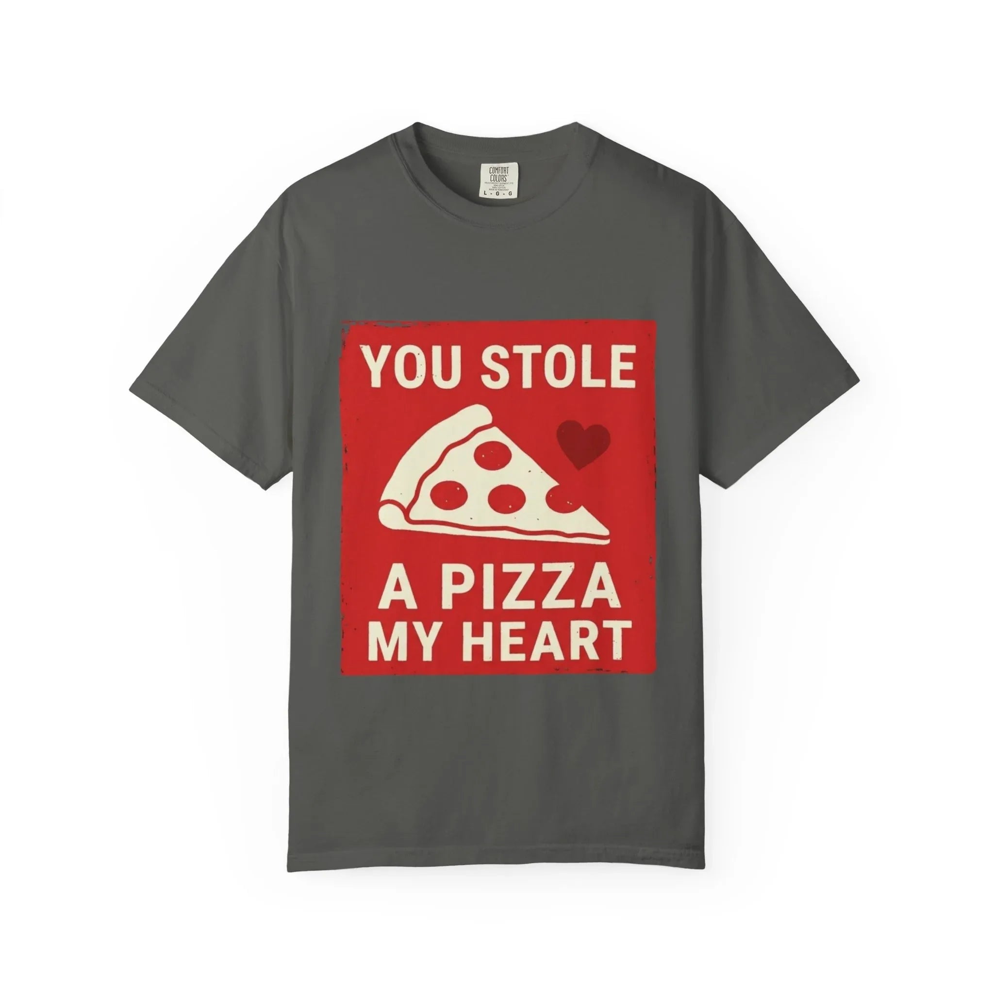 You Stole a Pizza My Heart Shirt, Funny Pizza Pun Tee, Cute Valentine Food T-Shirt, Pizza Lover Gift, Couples Date Night Pepper