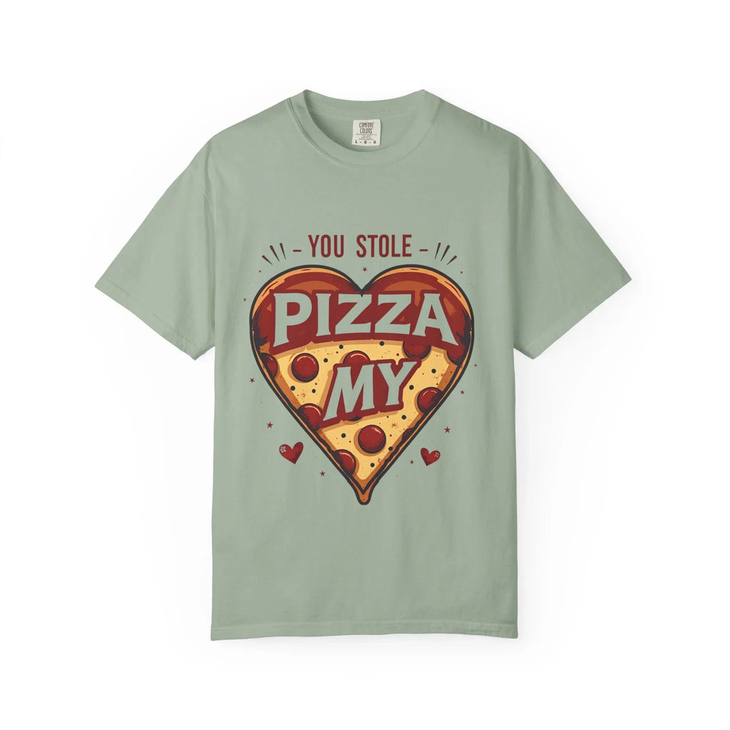 You Stole My Pizza Shirt, Pizza Heart Tee, Cute Food Pun T-Shirt, Funny Valentine Gift, Pizza Lover Couples Date Night