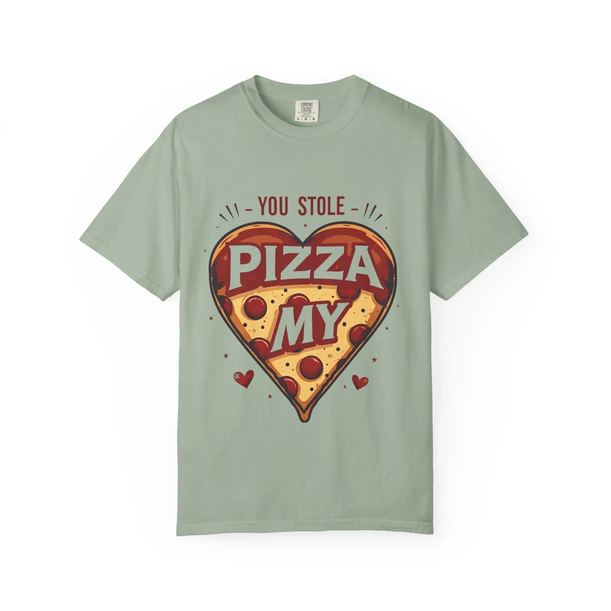 You Stole My Pizza Shirt, Pizza Heart Tee, Cute Food Pun T-Shirt, Funny Valentine Gift, Pizza Lover Couples Date Night
