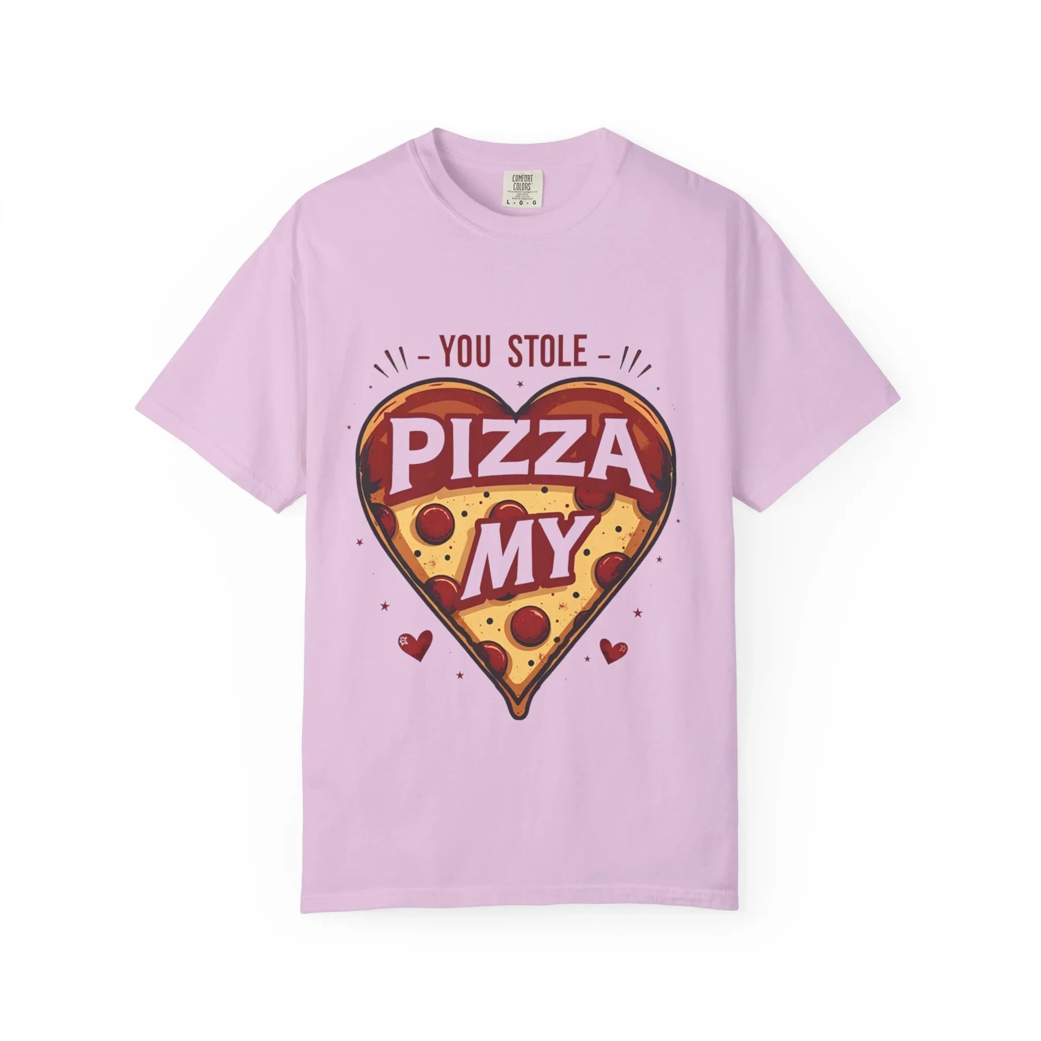 You Stole My Pizza Shirt, Pizza Heart Tee, Cute Food Pun T-Shirt, Funny Valentine Gift, Pizza Lover Couples Date Night