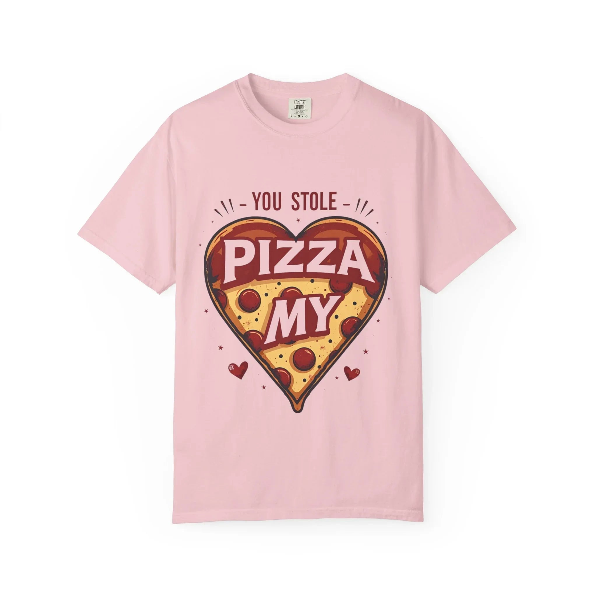 You Stole My Pizza Shirt, Pizza Heart Tee, Cute Food Pun T-Shirt, Funny Valentine Gift, Pizza Lover Couples Date Night Blossom
