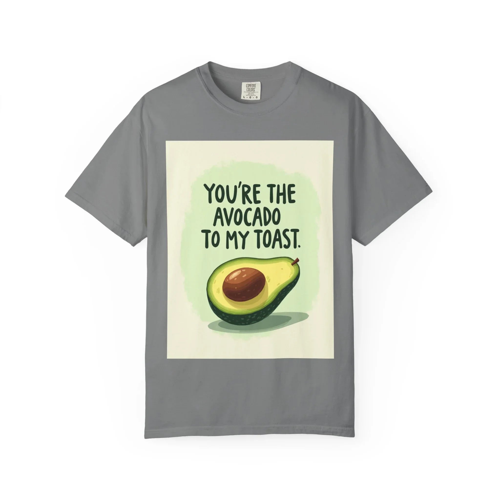 Youre The Avocado To My Toast Shirt, Cute Avocado Toast Tee, Funny Food Pun T-Shirt, Brunch Breakfast Graphic, Couples Gift Grey