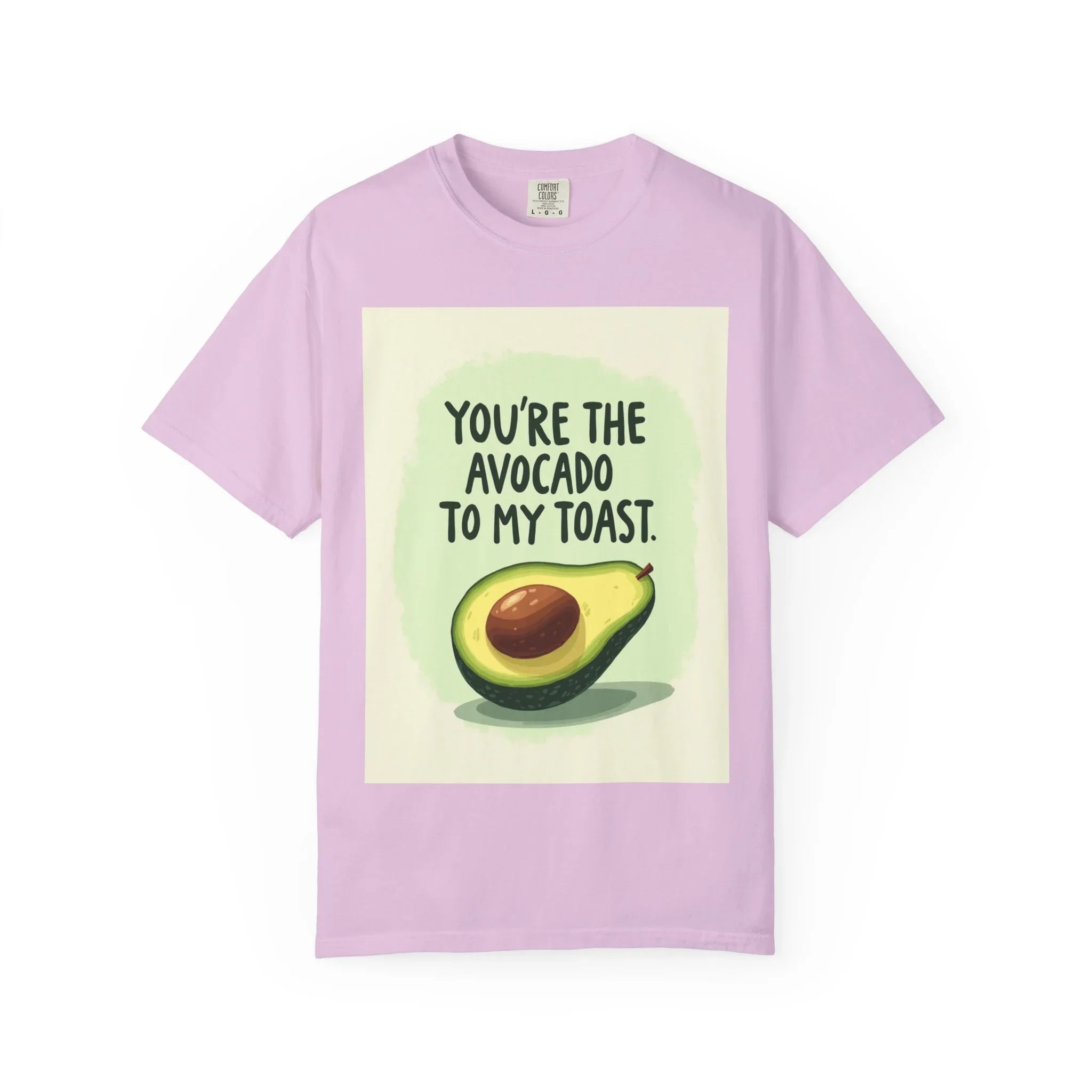 Youre The Avocado To My Toast Shirt, Cute Avocado Toast Tee, Funny Food Pun T-Shirt, Brunch Breakfast Graphic, Couples Gift Orchid
