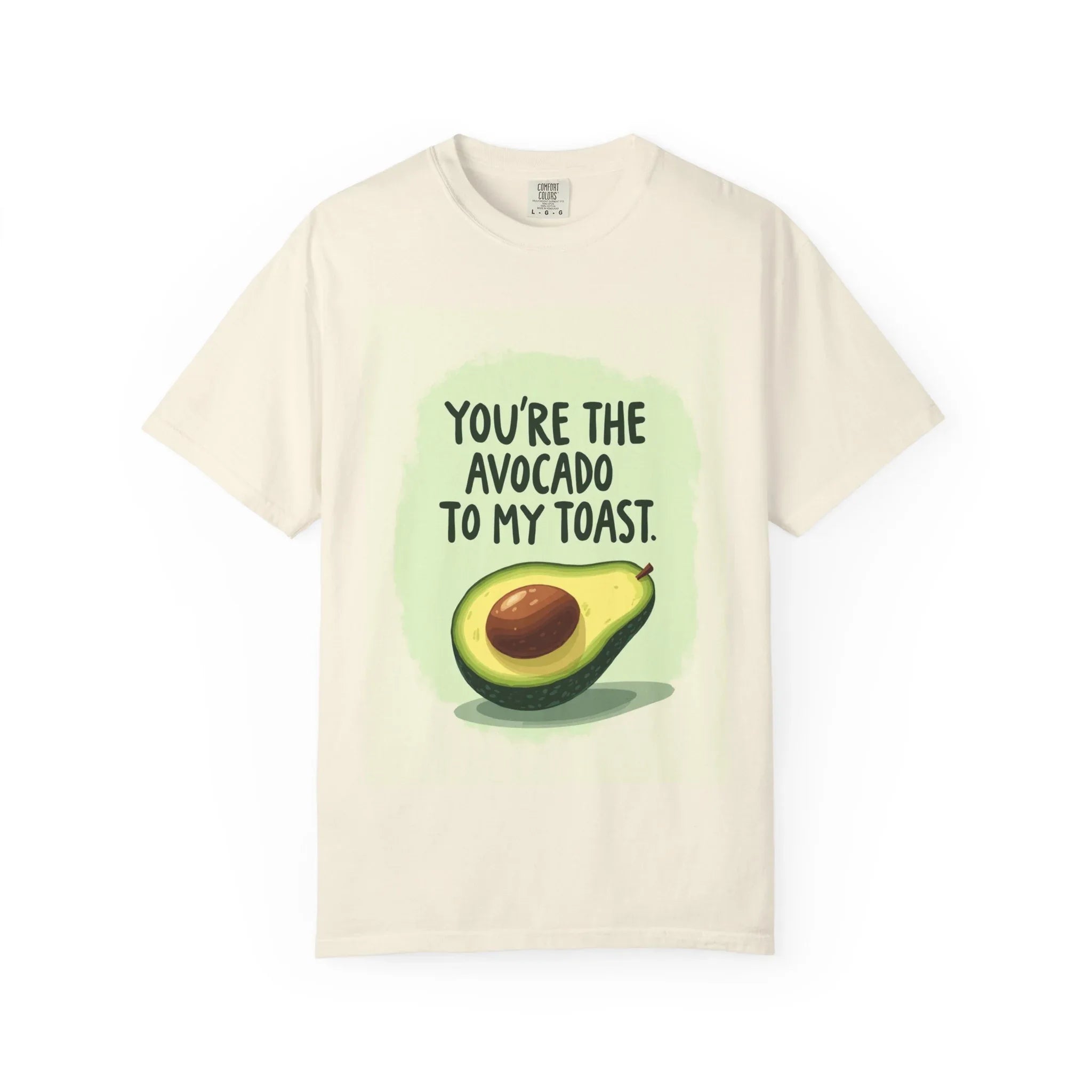 Youre The Avocado To My Toast Shirt, Cute Avocado Toast Tee, Funny Food Pun T-Shirt, Brunch Breakfast Graphic, Couples Gift Ivory