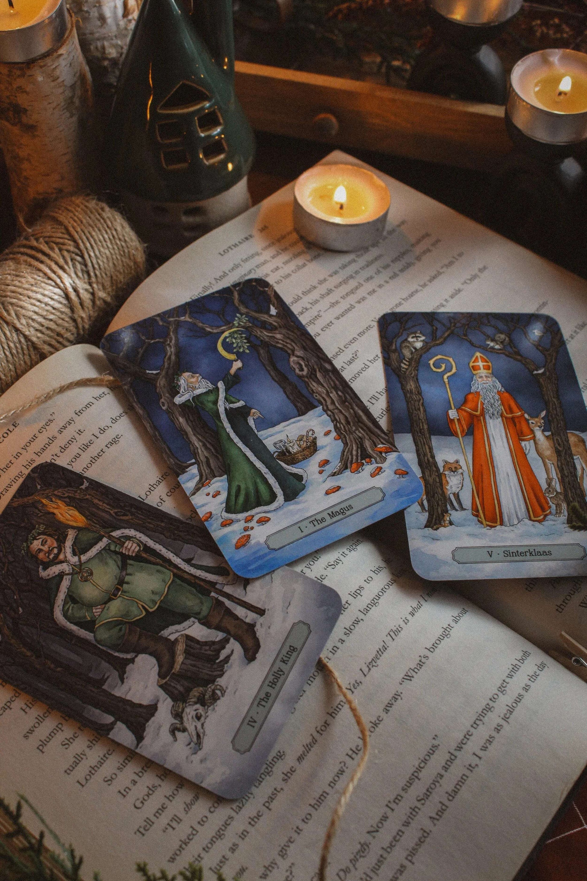 🎄 Yuletide Tarot – 78 Cards of Hope, Warmth & Cheer for the Most Wonderful Time of the Year