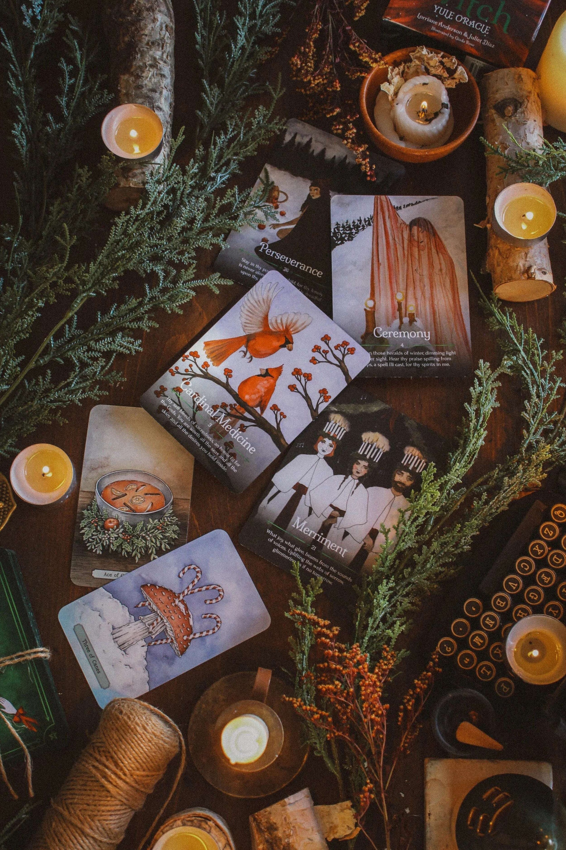 🎄 Yuletide Tarot – 78 Cards of Hope, Warmth & Cheer for the Most Wonderful Time of the Year
