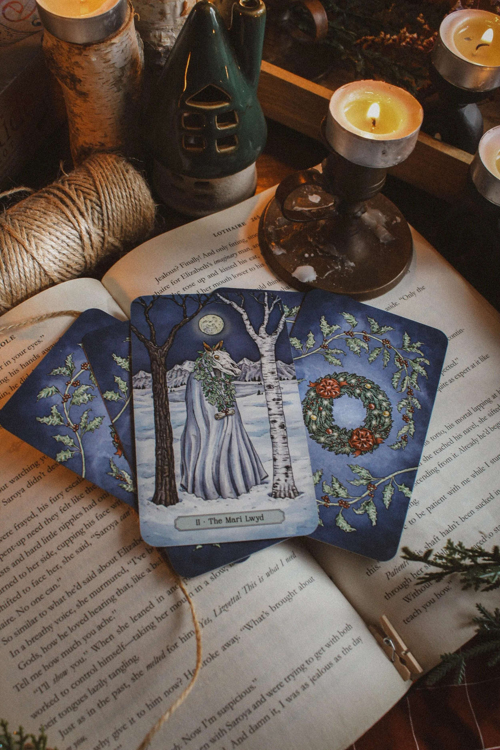 🎄 Yuletide Tarot – 78 Cards of Hope, Warmth & Cheer for the Most Wonderful Time of the Year