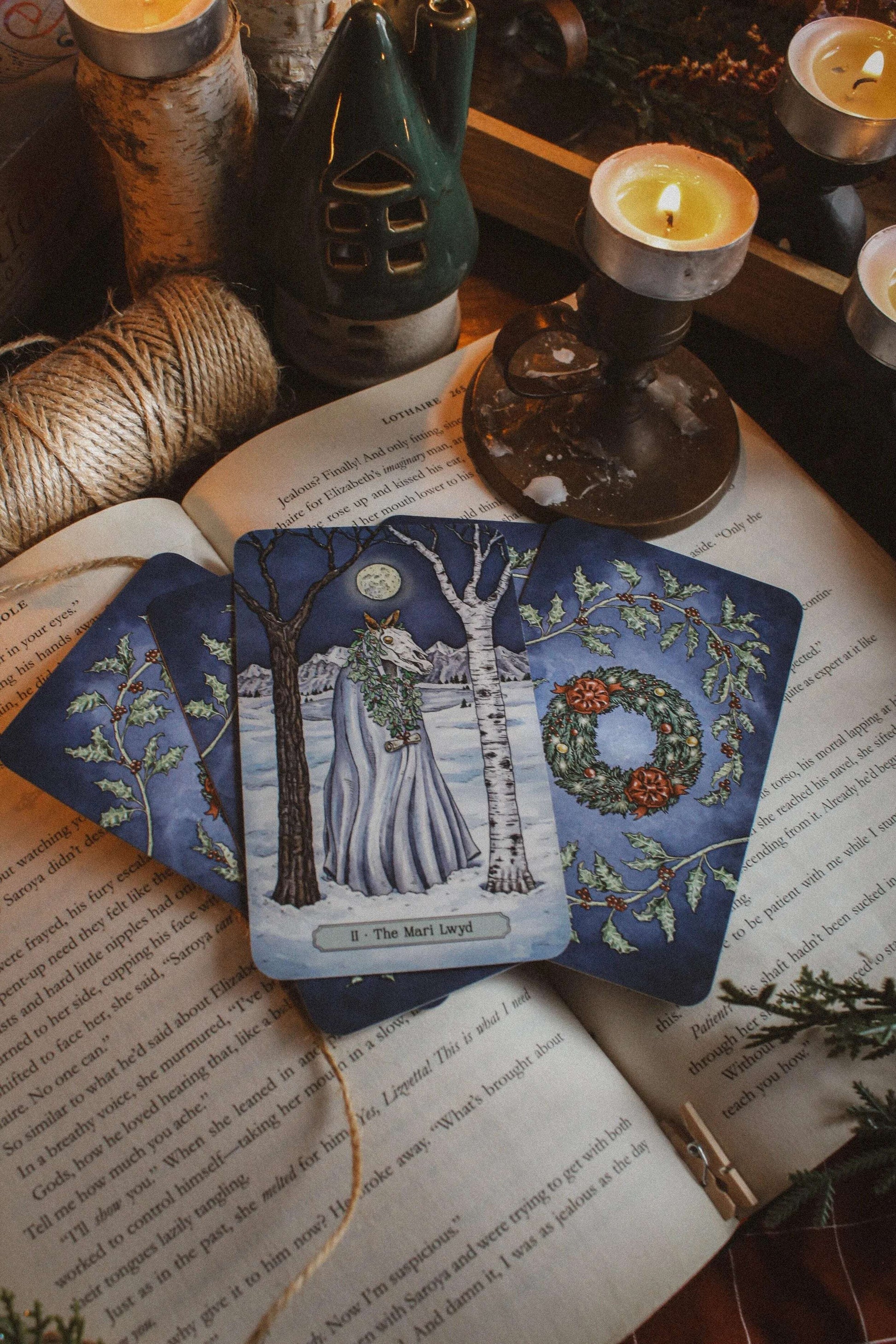🎄 Yuletide Tarot – 78 Cards of Hope, Warmth & Cheer for the Most Wonderful Time of the Year