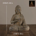 Solar Powered Buddha Garden Statue with LED Light yuantoutaiyanne