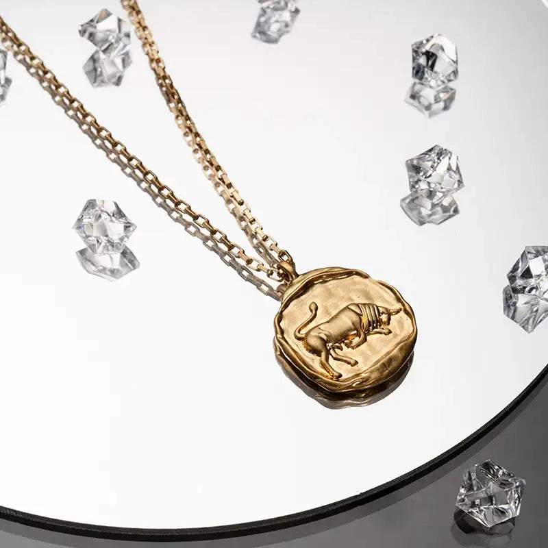 ✨ Zodiac Necklace Constellation Necklaces – Complete Set of 12 Astrology Pendants | Unisex Jewelry for Aries, Taurus, Gemini, Cancer, Leo, Virgo, Scorpio, Sagittarius, Capricorn, Pisces