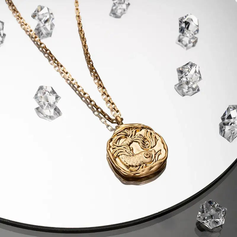 ✨ Zodiac Necklace Constellation Necklaces – Complete Set of 12 Astrology Pendants | Unisex Jewelry for Aries, Taurus, Gemini, Cancer, Leo, Virgo, Scorpio, Sagittarius, Capricorn, Pisces