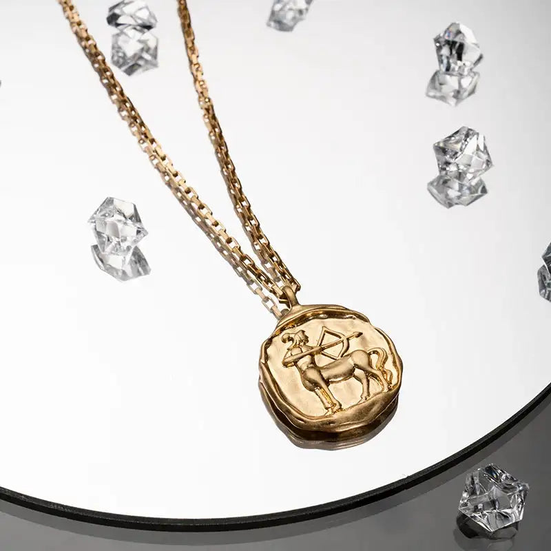 ✨ Zodiac Necklace Constellation Necklaces – Complete Set of 12 Astrology Pendants | Unisex Jewelry for Aries, Taurus, Gemini, Cancer, Leo, Virgo, Scorpio, Sagittarius, Capricorn, Pisces