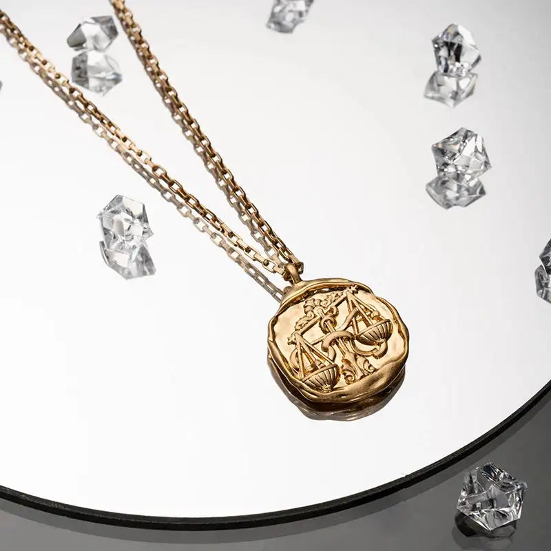 ✨ Zodiac Necklace Constellation Necklaces – Complete Set of 12 Astrology Pendants | Unisex Jewelry for Aries, Taurus, Gemini, Cancer, Leo, Virgo, Scorpio, Sagittarius, Capricorn, Pisces