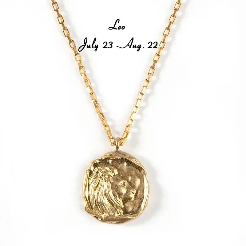 ✨ Zodiac Necklace Constellation Necklaces – Complete Set of 12 Astrology Pendants | Unisex Jewelry for Aries, Taurus, Gemini, Cancer, Leo, Virgo, Scorpio, Sagittarius, Capricorn, Pisces WB220801011G598 As pictures