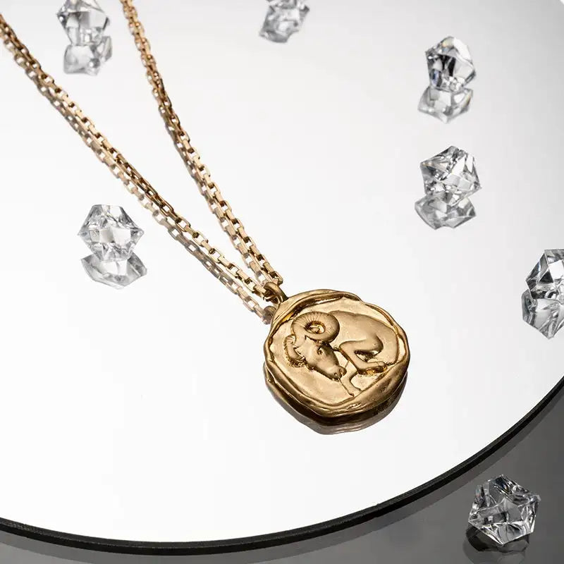 ✨ Zodiac Necklace Constellation Necklaces – Complete Set of 12 Astrology Pendants | Unisex Jewelry for Aries, Taurus, Gemini, Cancer, Leo, Virgo, Scorpio, Sagittarius, Capricorn, Pisces