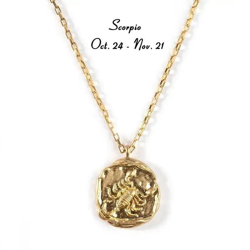 ✨ Zodiac Necklace Constellation Necklaces – Complete Set of 12 Astrology Pendants | Unisex Jewelry for Aries, Taurus, Gemini, Cancer, Leo, Virgo, Scorpio, Sagittarius, Capricorn, Pisces WB220801011G595 As pictures