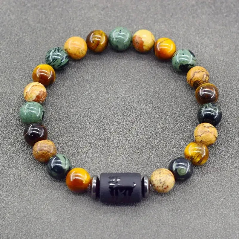 ✨ Zodiac Sign Bracelet Homme 12 Constellation Bangles – Adjustable Unisex Astrology Jewelry | Gemini, Virgo, Leo, Libra & More | Perfect Friendship Gift